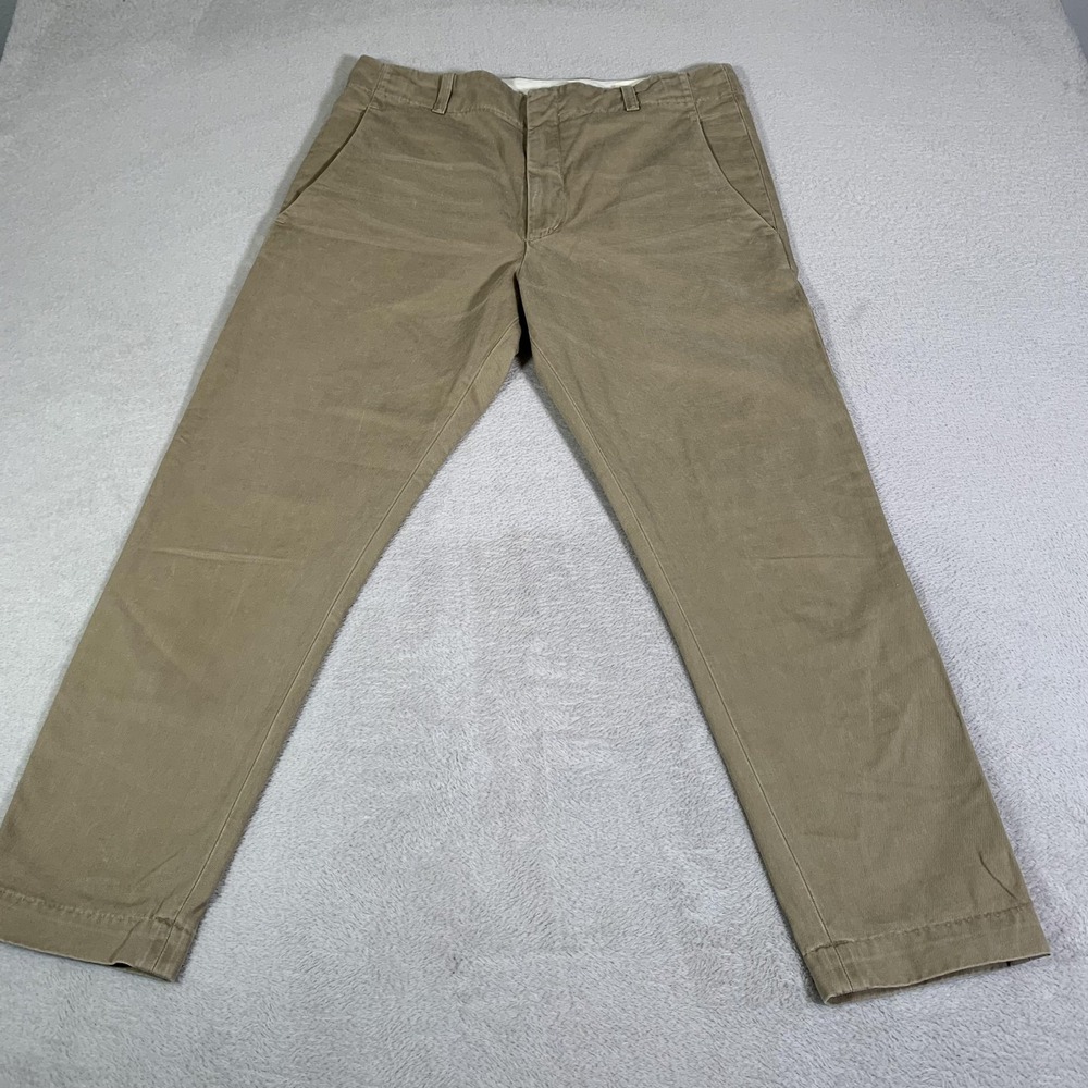 Citizens Of Humanity Pants Mens 34x27 Beige Surplus Chino Tapered‎ Cotton Casual